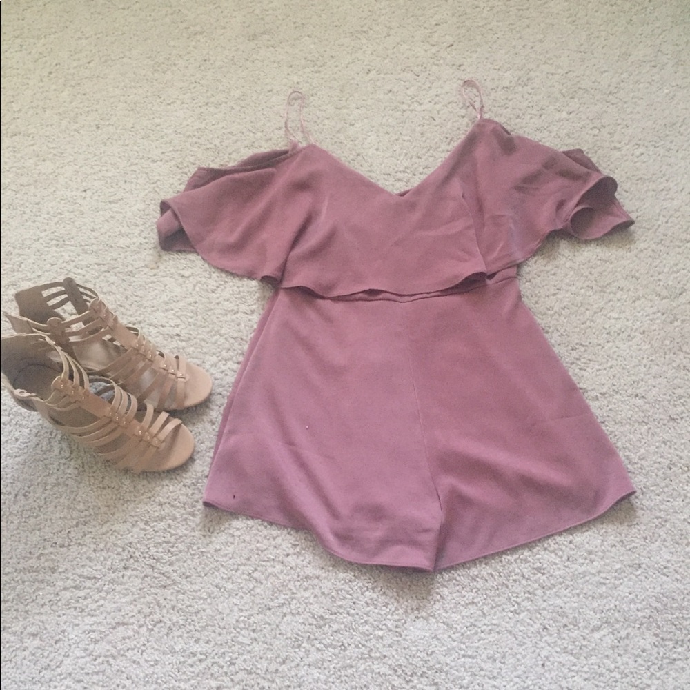 Lulus Dressy Dark Pink Romper